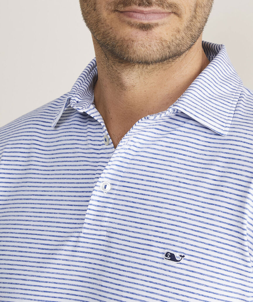 Stripe Sankaty Performance Polo